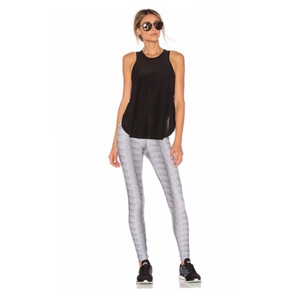 ONZIE Hot Yoga High Rise Legging 228, White Venon
